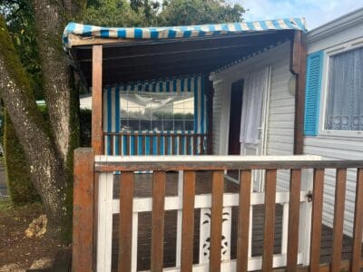 Terrasse mobil home occasion 4,50 x 2,50 m – Joue gauche
