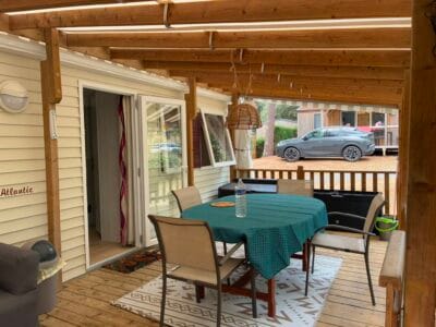 Terrasse occasion entièrement couverte 9 X 3m