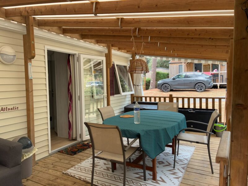 Terrasse occasion entièrement couverte 9 X 3m