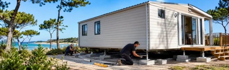 Comment caler un mobil home ?