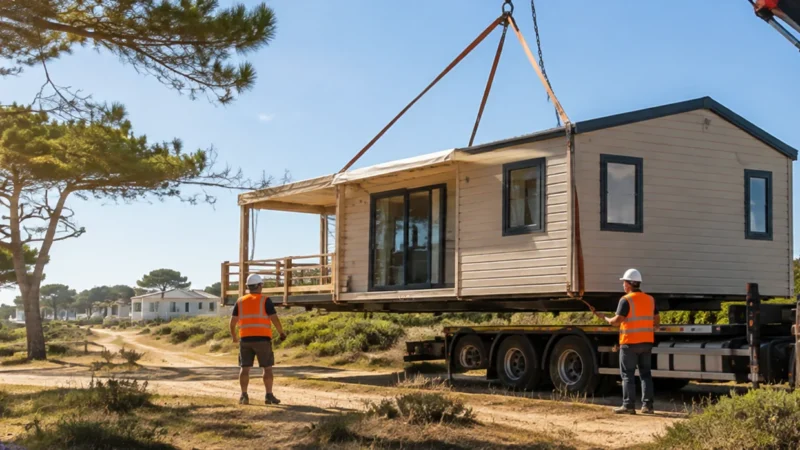 prix transport mobil home sur l’île d’Oléron