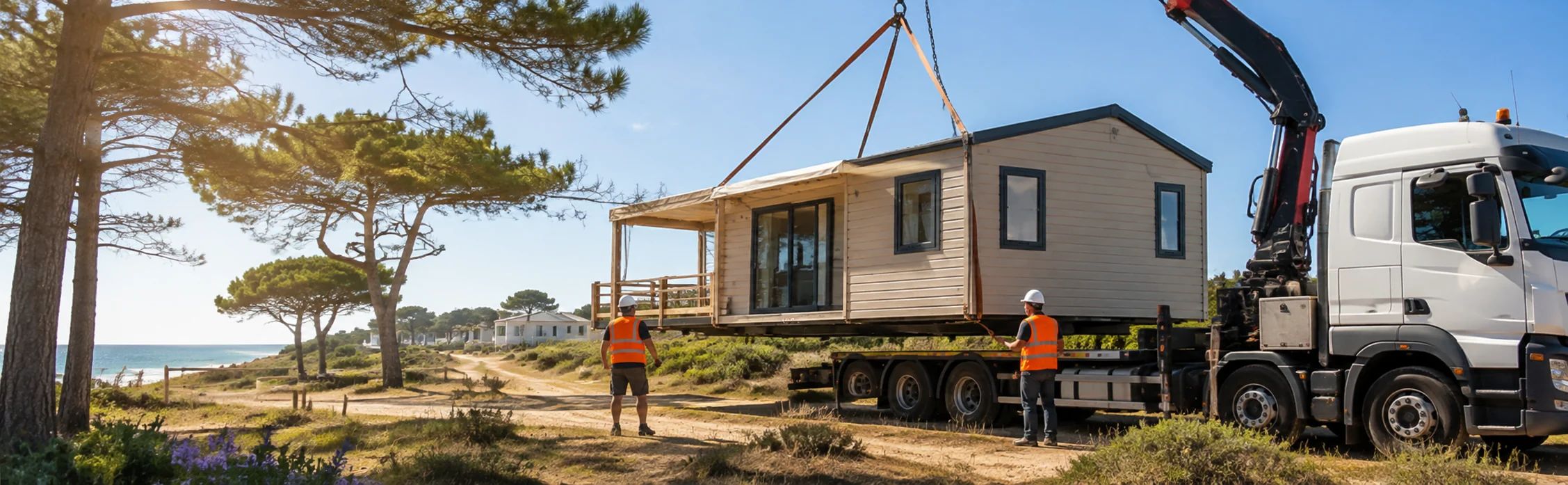 prix transport mobil home sur l’île d’Oléron