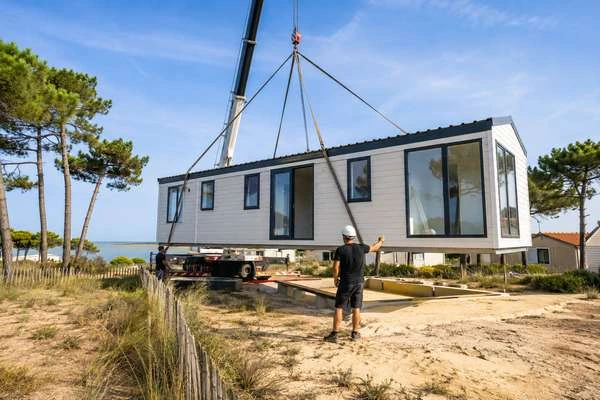 services mobil home terrasse et aménagement extérieur