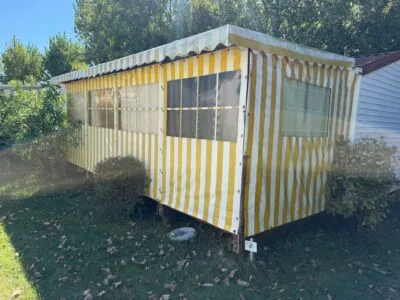 Terrasse Occasion 6 x 2.50m couverte, fermée