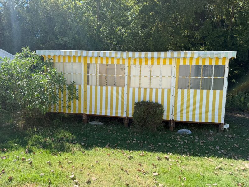 Terrasse Occasion 6 x 2.50m couverte, fermée