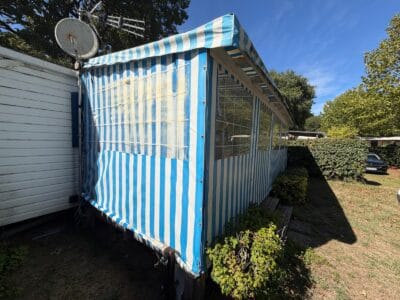 Terrasse occasion couverte fermée 7.50 X 2.50M