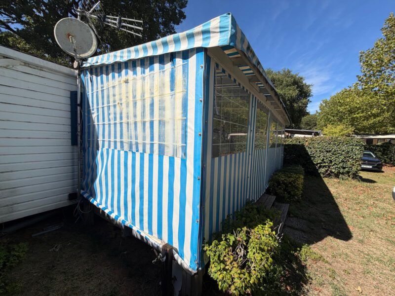 Terrasse occasion couverte fermée 7.50 X 2.50M