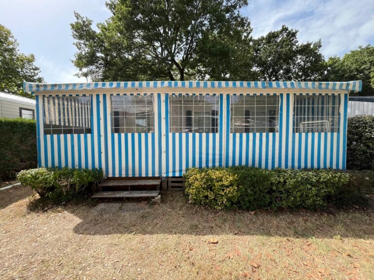 Terrasse occasion couverte fermée 7.50 X 2.50M